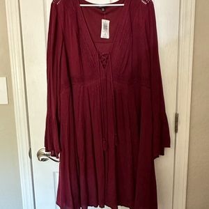 NWT torrid size 3 gauze skater dress.